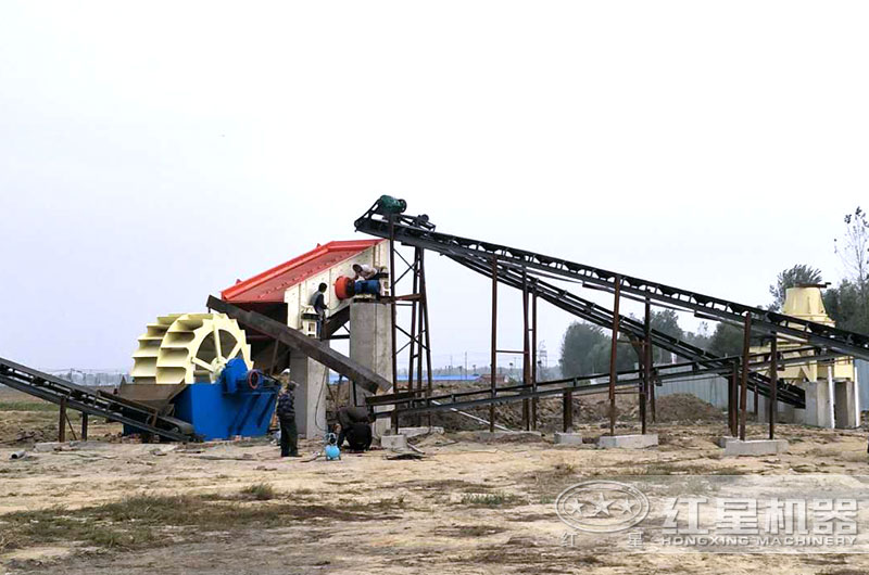 洗砂機(jī)生產(chǎn)現(xiàn)場(chǎng)